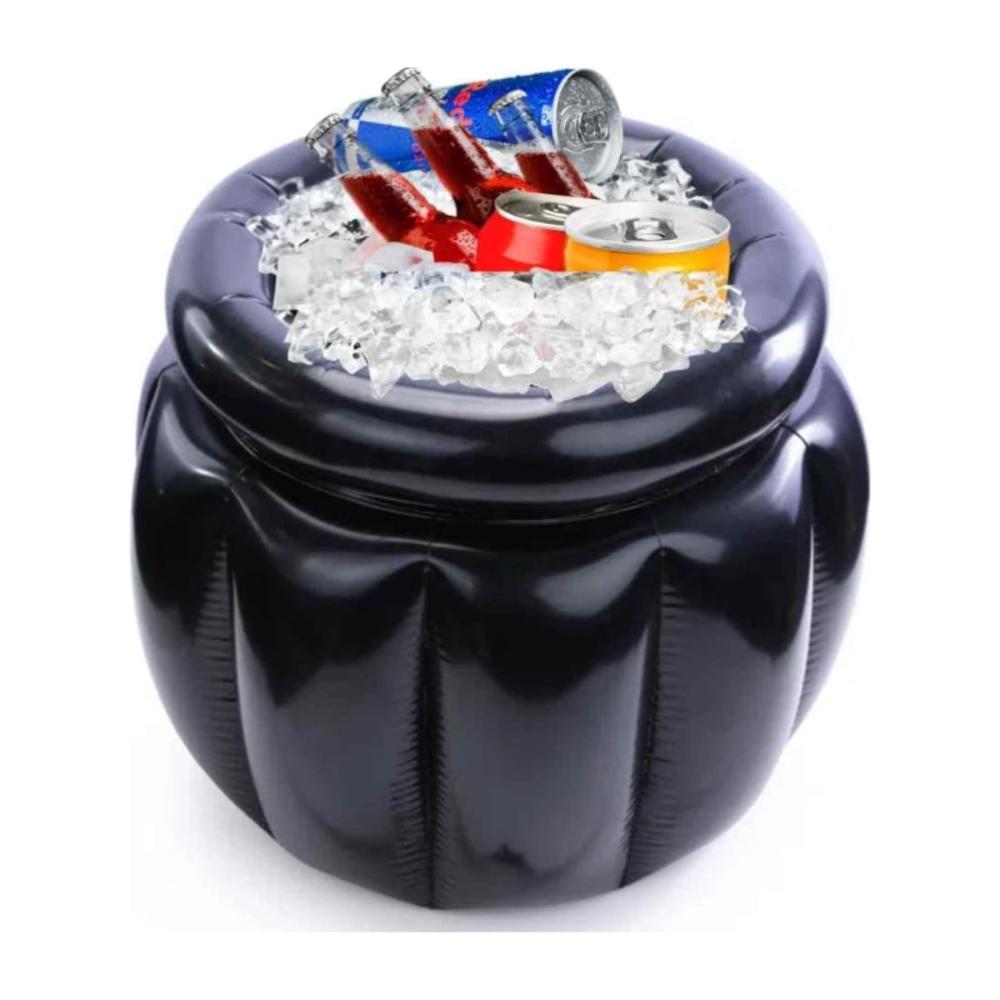 Encontraproduto.com.br - Decoração Halloween Caldeirão Bruxa Grande Cooler Inflável para Doces e Bebidas