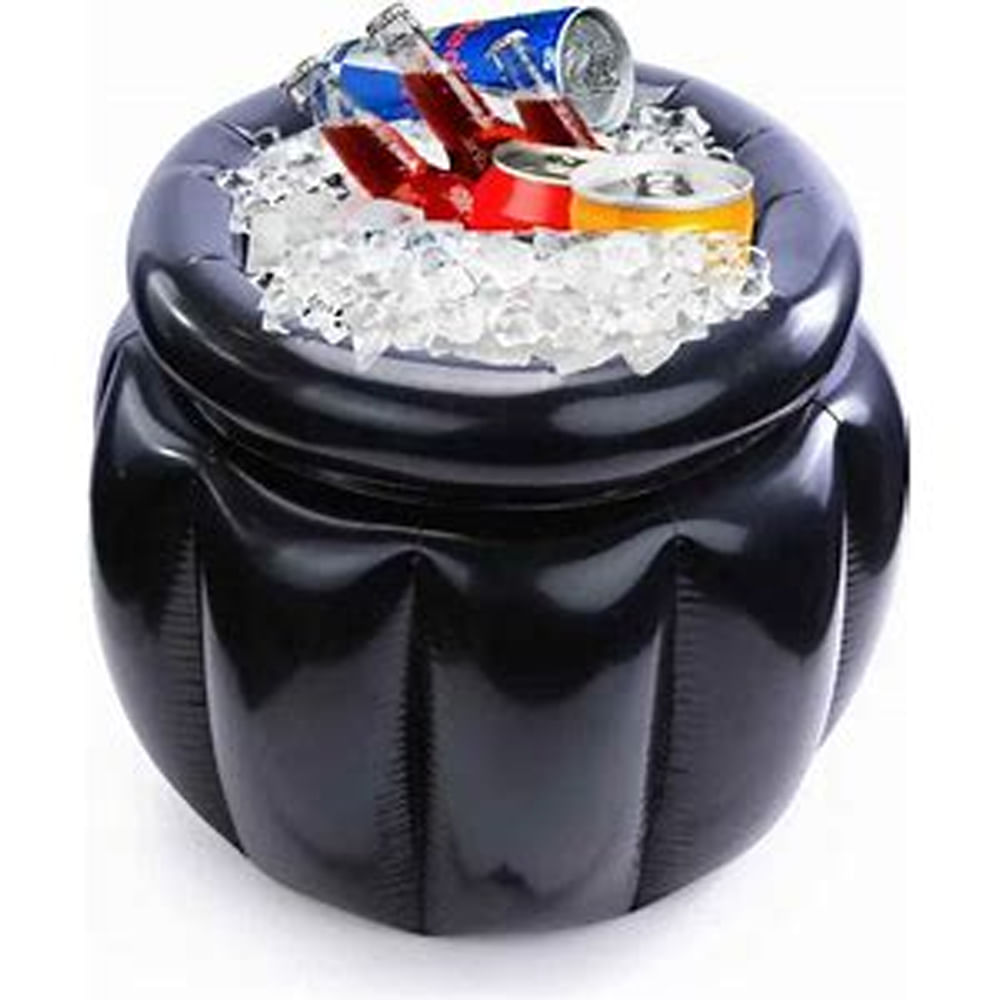 Encontraproduto.com.br - Decoração Halloween Caldeirão Bruxa Grande Cooler Inflável para Doces e Bebidas