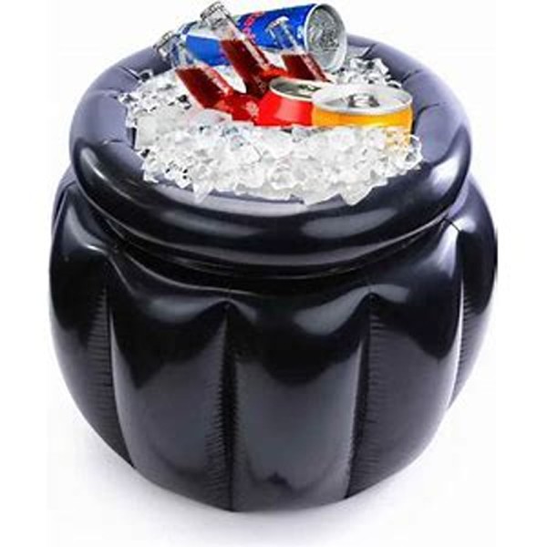 Encontraproduto.com.br - Decoração Halloween Caldeirão Bruxa Grande Cooler Inflável para Doces e Bebidas