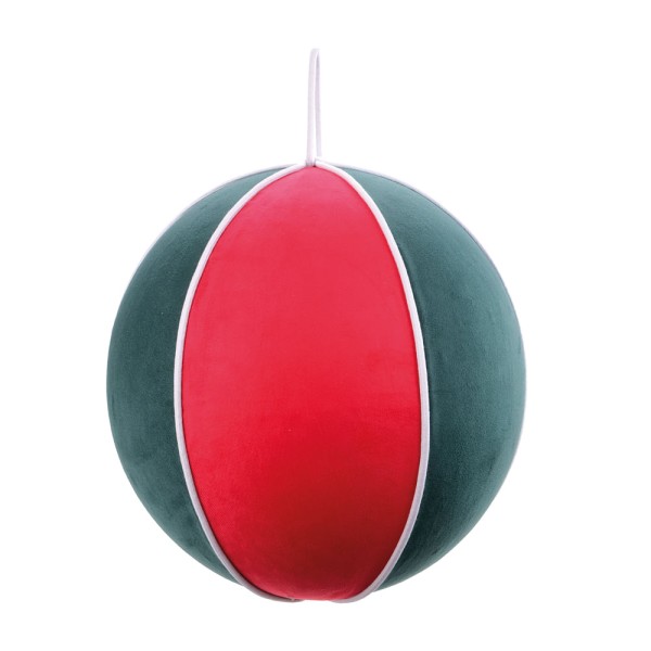 Encontraproduto.com.br - Bola De Natal Plus Gigante Forrada Com Veludo 60cm 1 Un