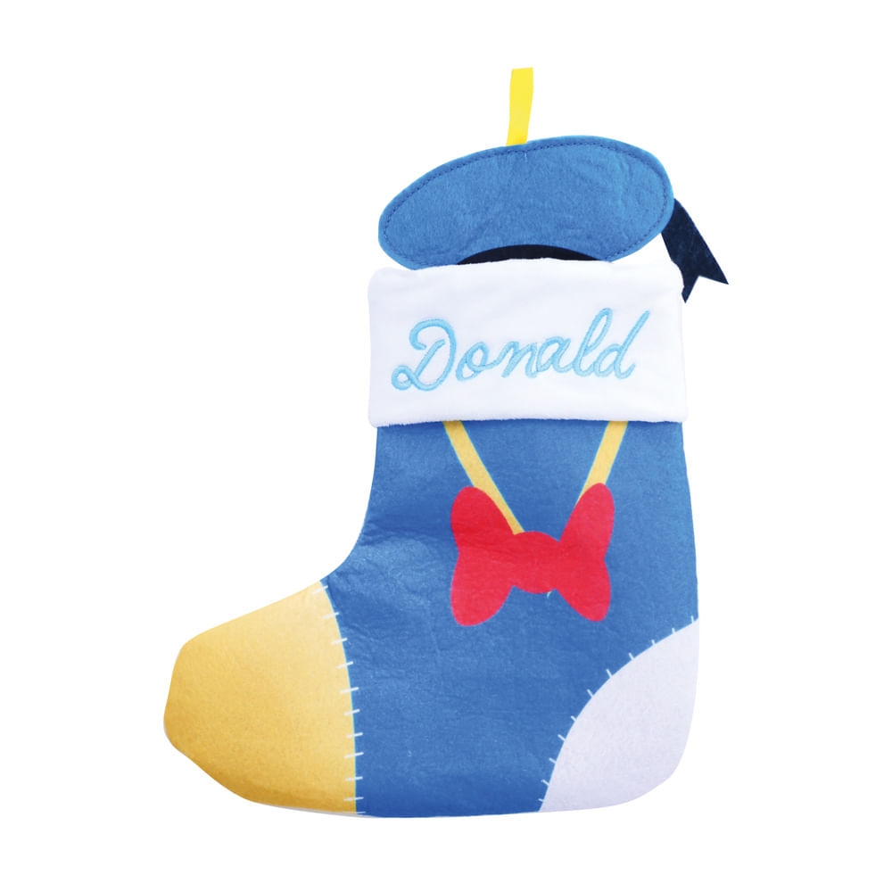 Enfeite Natal Pendurar Bota Pato Donald 30x25x2cm 1105281