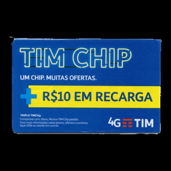Encontraproduto.com.br - Chip Tim Pré Pago - 10