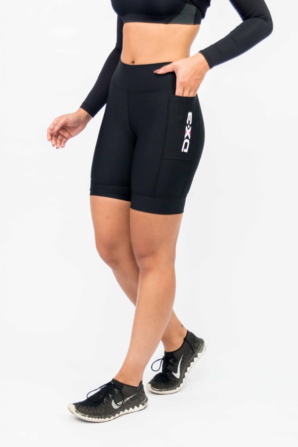 Encontraproduto.com.br - Short de Compressão DX3 COMPRESS Feminino