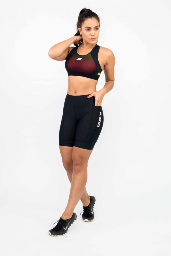 Encontraproduto.com.br - Short de Compressão DX3 COMPRESS Feminino