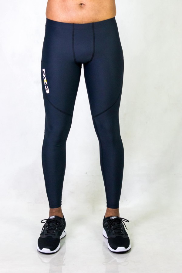 Encontraproduto.com.br - Calça de Compressão DX3 COMPRESS Masculina - Preta