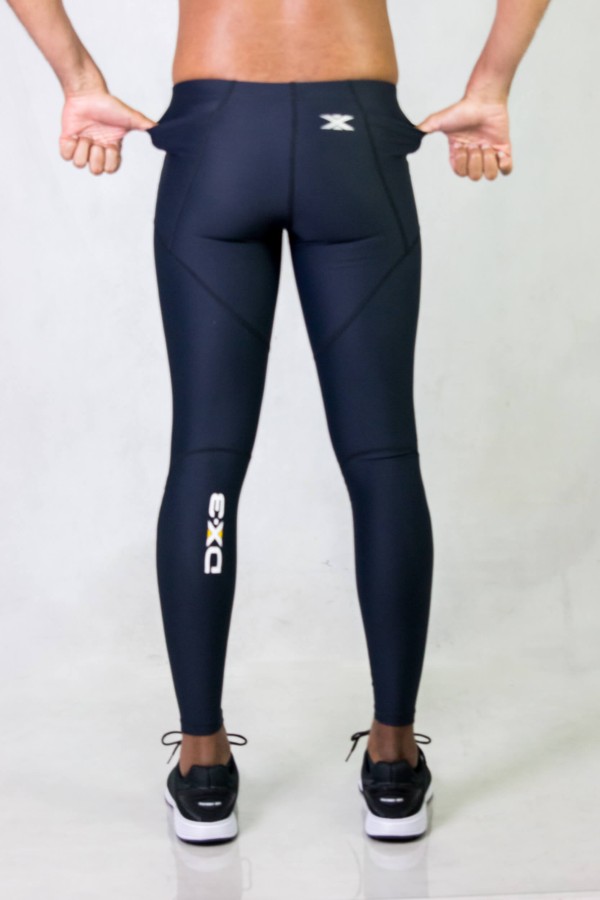 Encontraproduto.com.br - Calça de Compressão DX3 COMPRESS Masculina - Preta