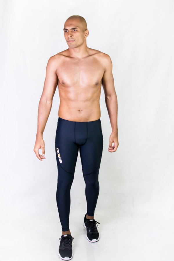Encontraproduto.com.br - Calça de Compressão DX3 COMPRESS Masculina - Preta