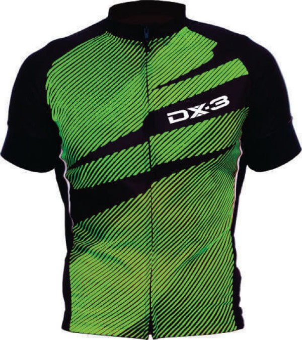 Camisa de Ciclismo Montop DX3 - Masculina - Preto / Amarelo Flúor