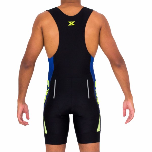 Encontraproduto.com.br - Bretelle Performance Montop DX3 Masculino - Preto / Azul