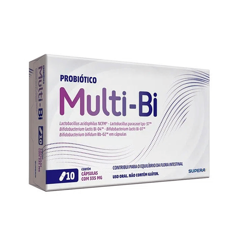 Probiótico 335mg Multi-Bi 10 Cápsulas
