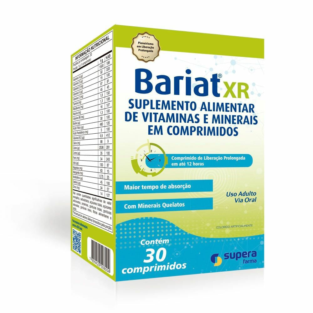 Encontraproduto.com.br - Bariat XR Supera 30 Comprimidos