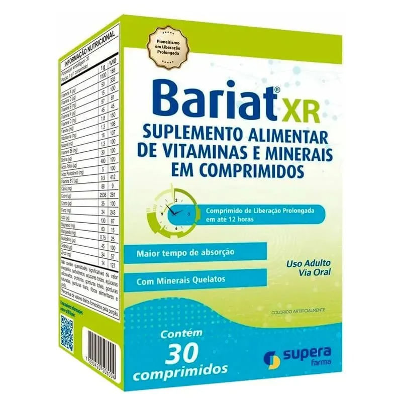 Encontraproduto.com.br - Bariat XR Supera 30 Comprimidos
