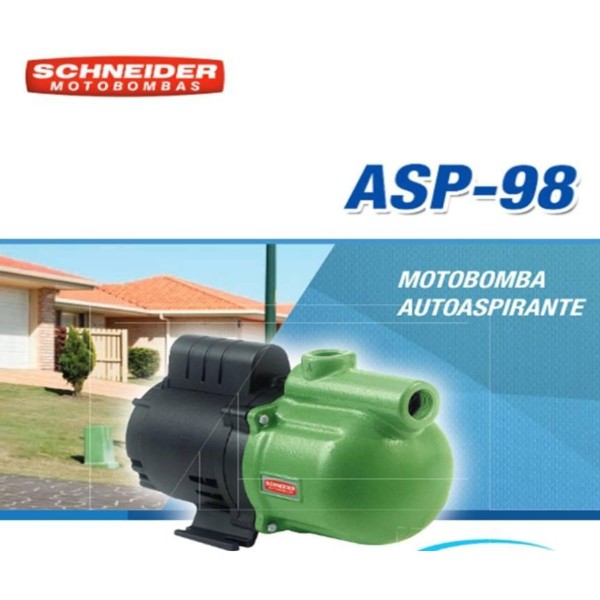 Encontraproduto.com.br - Motobomba Centrífuga Schneider Asp-98 1m 1cv 127 Volts