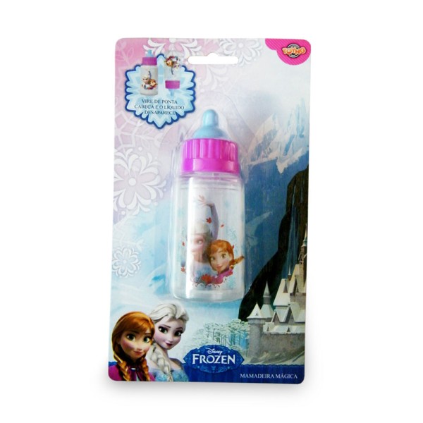 Encontraproduto.com.br - Mamadeira para Boneca com Leite Frozen 2 Reborn Toyng 26432
