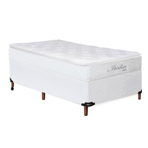 Encontraproduto.com.br - Base Box para Colchão Solteiro Umaflex Itália 31 x 88 x 188 cm - Branco