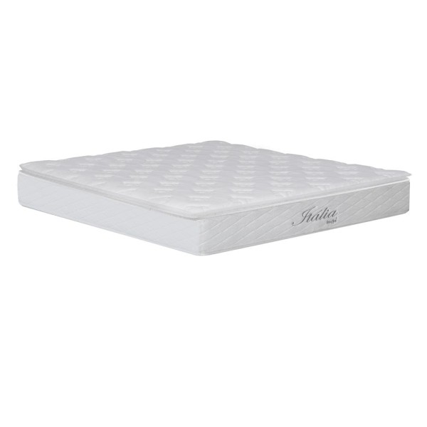 Encontraproduto.com.br - Colchão para Cama Queen Size Umaflex Itália com Pillow Top e Molas Ensacadas 26x158x198 cm - Branco