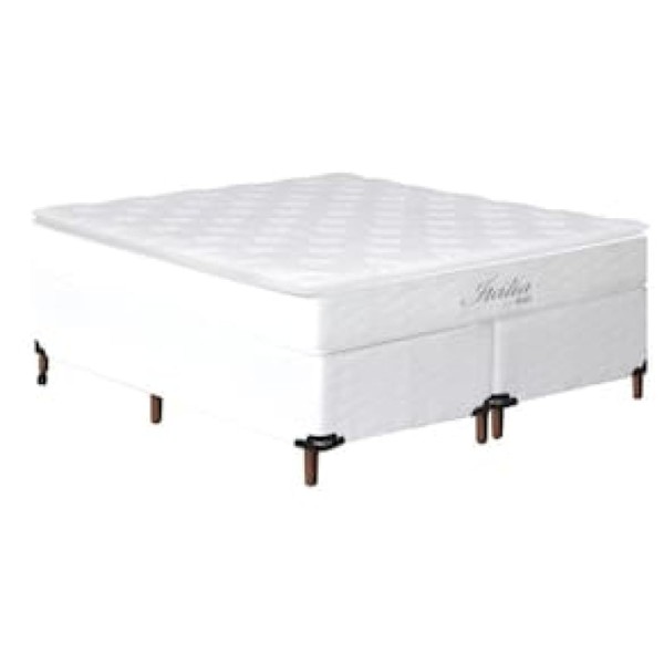 Encontraproduto.com.br - Colchão para Cama Queen Size Umaflex Itália com Pillow Top e Molas Ensacadas 26x158x198 cm - Branco