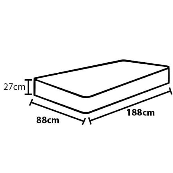 Encontraproduto.com.br - Colchão De Solteiro Umaflex Fascinium Com Molas Ensacadas 27X88X188 Cm Preto Com Branco
