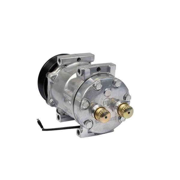 Encontraproduto.com.br - Compressor Sanden 7h15( 4 Pass) Case / New Holland 8pk 12v Saida 12x12