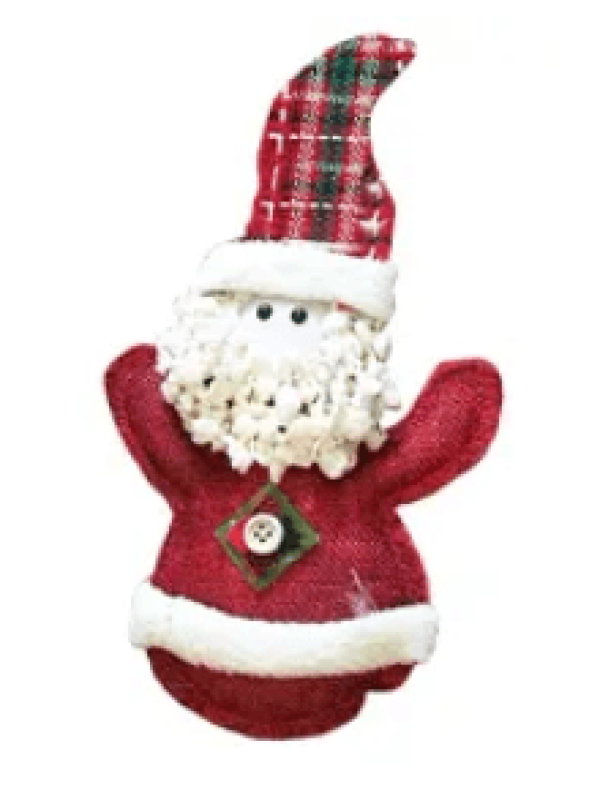 Encontraproduto.com.br - Kit 3 Bonecos De Neve Pendente Tecido Para Árvore De Natal