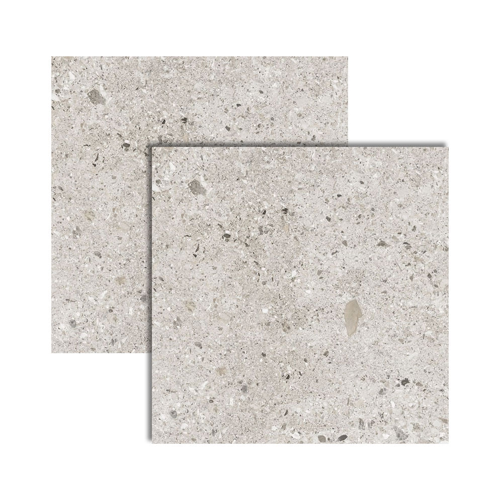 Piso Arenito Cinza Mate 87x87cm - Formigres