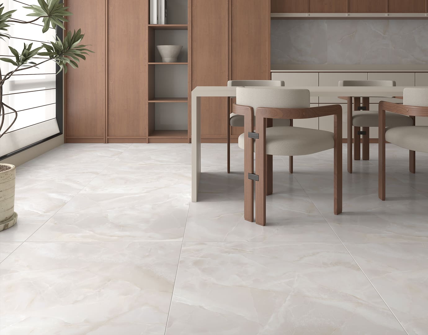 Encontraproduto.com.br - Piso 81x81 Onix Cristal Mate Retificado LD 1.97 m2 - FORMIGRES