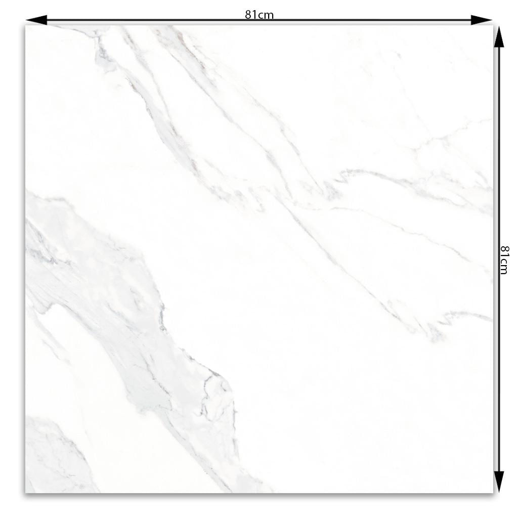 Encontraproduto.com.br - Piso 81x81 Place Branco Mate Retificado Ld Cx1.97m2 Formigres
