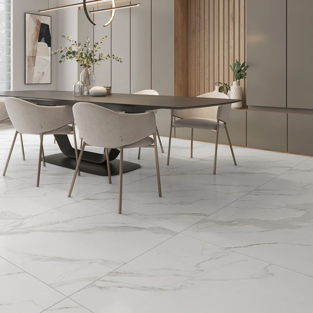 Encontraproduto.com.br - Piso 81x81 Place Branco Mate Retificado Ld Cx1.97m2 Formigres