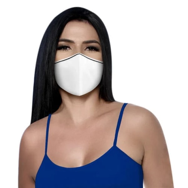 Encontraproduto.com.br - Máscara Reutilizável Bressan Antiviral Branca