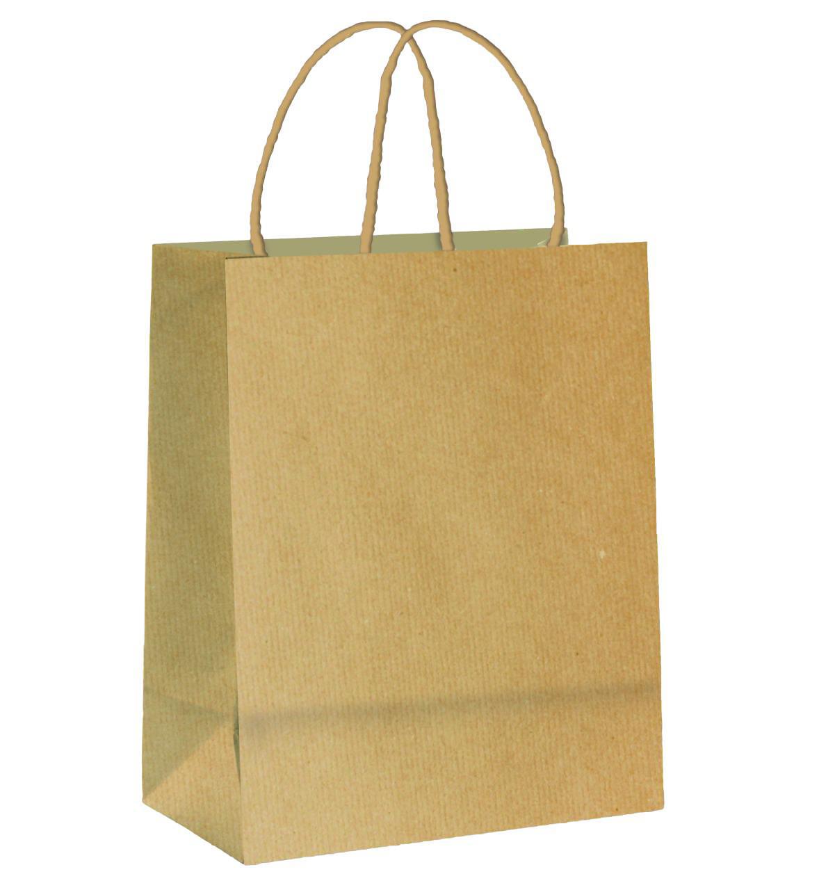 Encontraproduto.com.br - Sacola Kraft Cromus P Pacote com 10 unidades