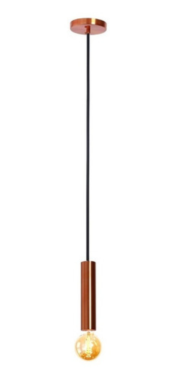 Encontraproduto.com.br - Pendente Barto Preto Fosco Caisma.