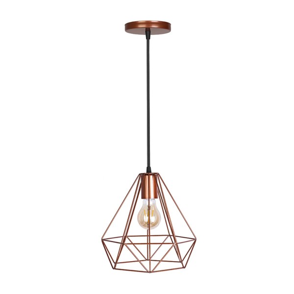 Pendente Para 1 Lâmpada E-27 Cobre Oslo Kin