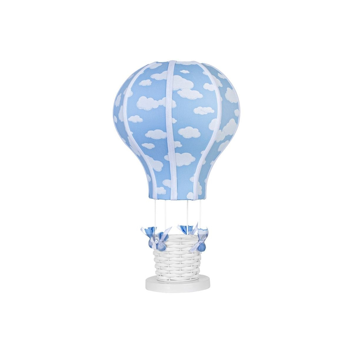 Abajur Ballon Nuvem Azul E27 Para 1 Lâmpada Kin Home