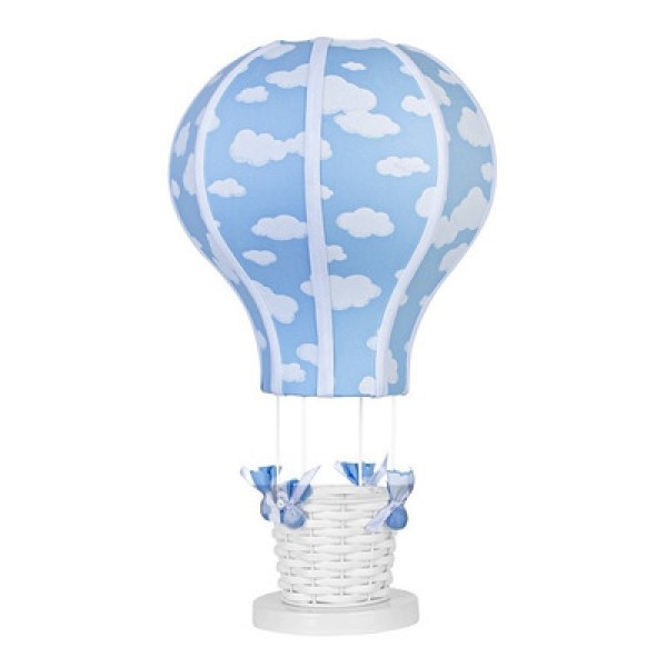 Abajur Ballon Nuvem Rosa E27 Para 1 Lâmpada Kin Home