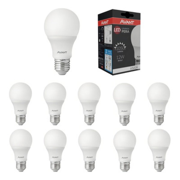 Encontraproduto.com.br - Lâmpada Led Pera 12w 6500k E27 Bivolt Avant