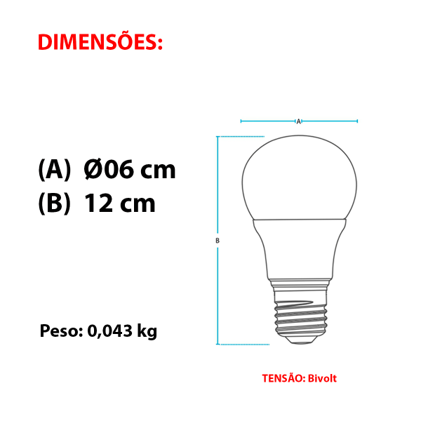 Encontraproduto.com.br - Kit Lampada Avant Led 7W Bivolata Com 3 C/3