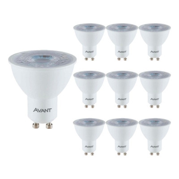 Lâmpada LED Dicróica GU10 MR16 de 4,8W Amarela Bivolt - AVANT