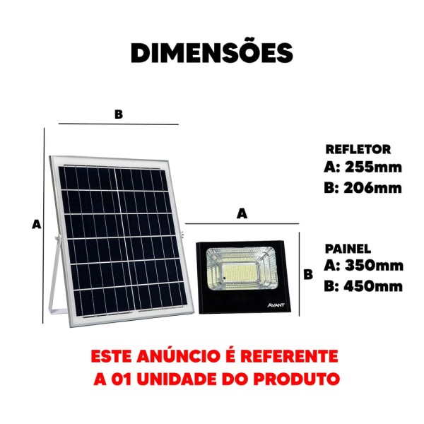 Encontraproduto.com.br - Led Refletor Com Sensor 60W 6500K Preto Solare Avant