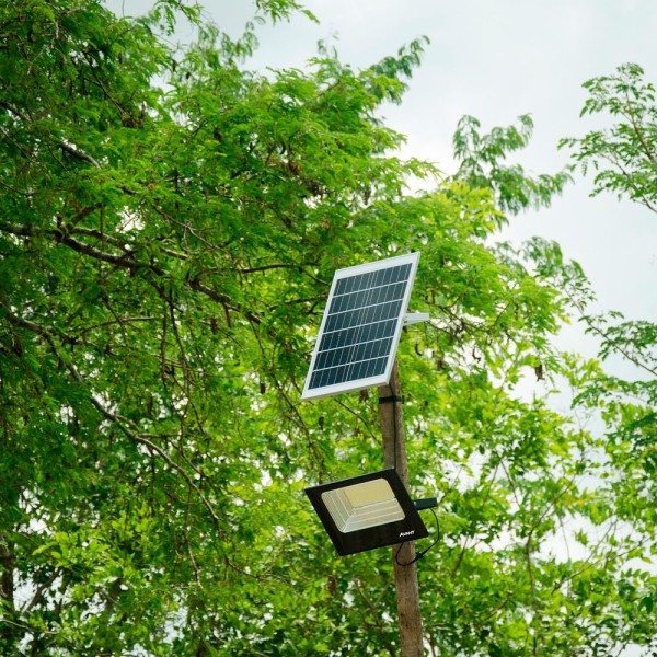 Encontraproduto.com.br - Led Refletor Com Sensor 60W 6500K Preto Solare Avant
