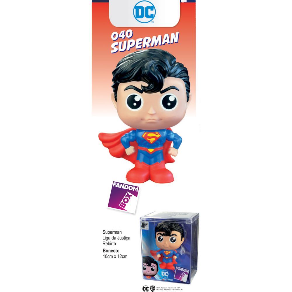 Encontraproduto.com.br - Boneco Colecionável - Fandombox - Superman - Liga da Justiça - Lider