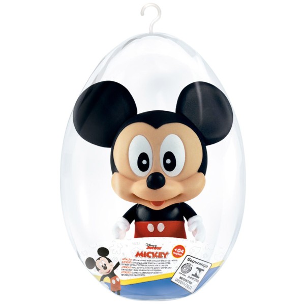 Ovo Intermediário com Boneco de Vinil Articulado Disney Mickey - Lider