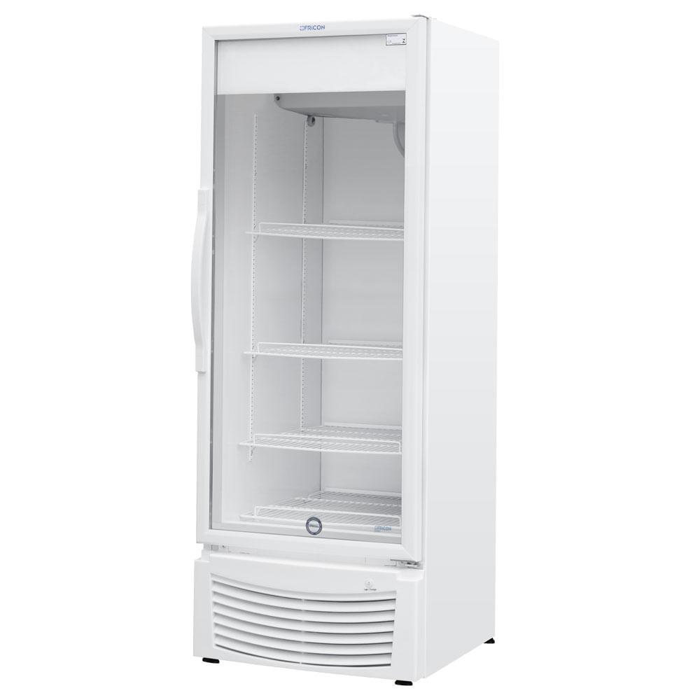Expositor Vertical de Média Temperatura 402 Litros Porta de Vidro Fricon VCFM402-2V000 Branco 220V