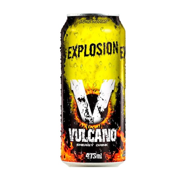 Encontraproduto.com.br - Energético Vulcano Frutas Tropicais Lata com 473ml