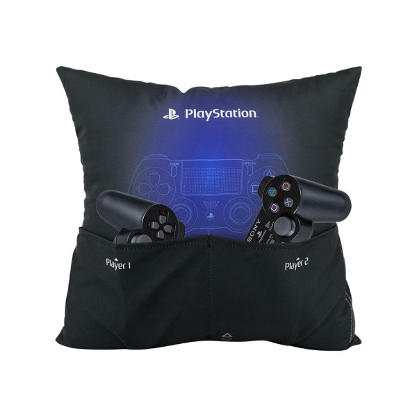Encontraproduto.com.br - Almofada Porta Controle de Video Game - Playstation