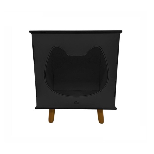 Encontraproduto.com.br - Mesa Pet Cat Line Toca para Gato - Preto