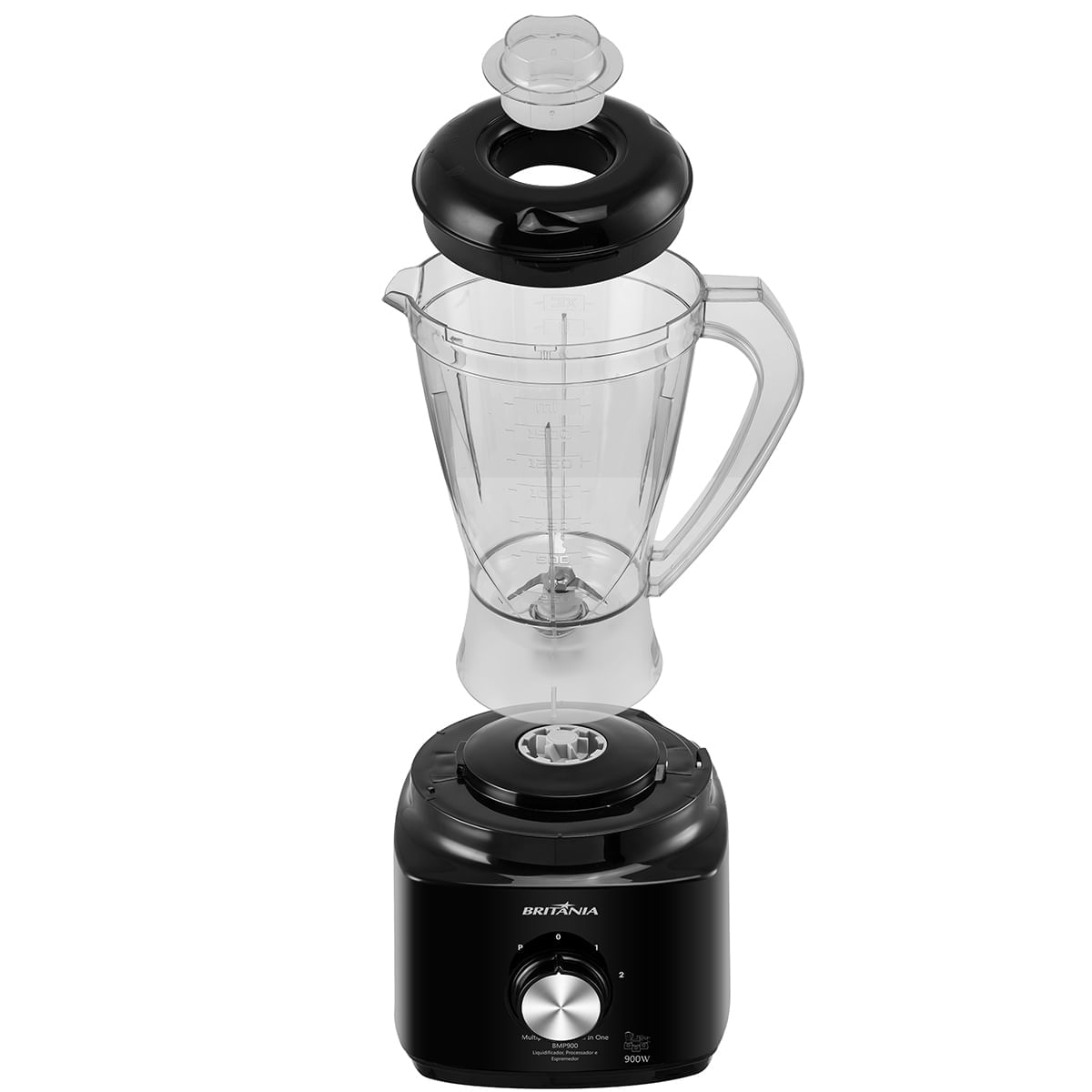 Encontraproduto.com.br - Multiprocessador Britânia All In One BMP900P Preto 900W
