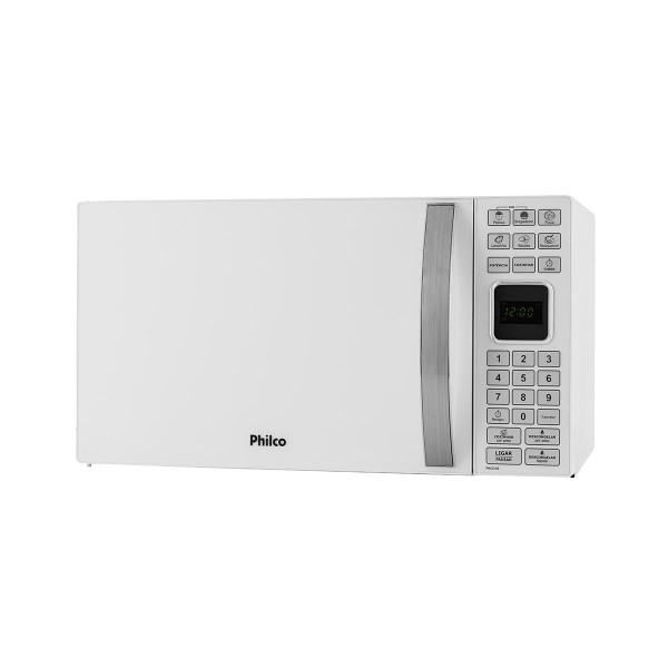 Encontraproduto.com.br - Micro-ondas Philco PMO25B 25 Litros Função Descongelar Branco 220V