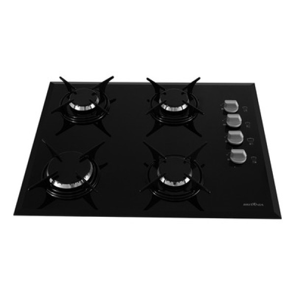 Cooktop 4 Bocas Britânia BCT4P Preto Bivolt