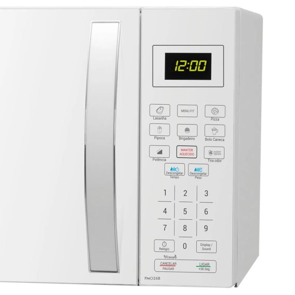 Encontraproduto.com.br - Micro-ondas Philco 26 Litros Branco PMO26B – 220 Volts