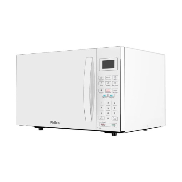Encontraproduto.com.br - Micro-ondas Philco 26 Litros Branco PMO26B – 220 Volts